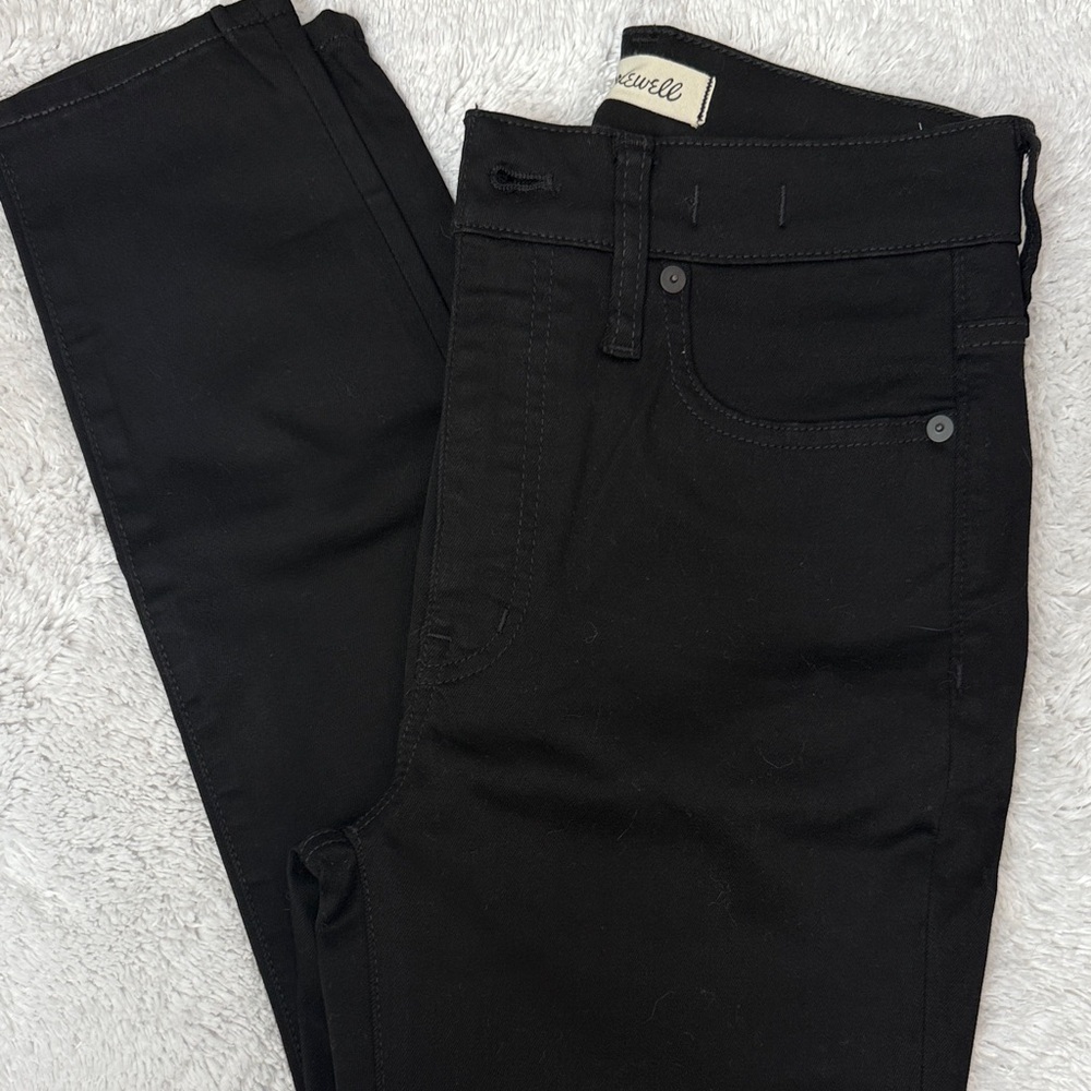 Madewell Women's Black Curvy Skinny Jeans